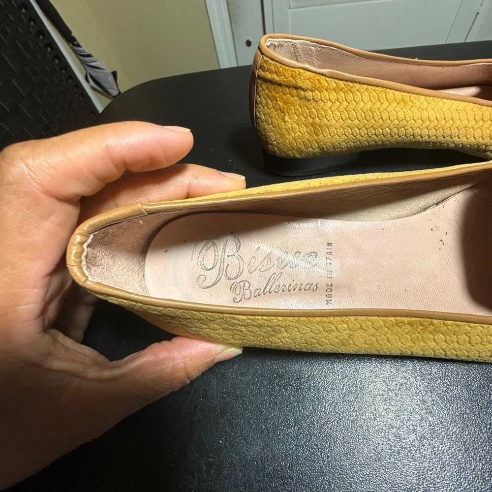 Anthropologie Bisue ballerinas pointed toe ballet flats EU 38